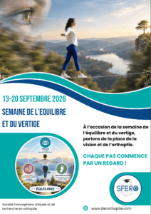 Affiche Semaine de l’équilibre et du vertige
